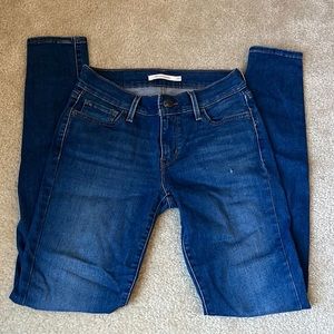 Levi’s 710 Super Skinny Dark Wash Jeans